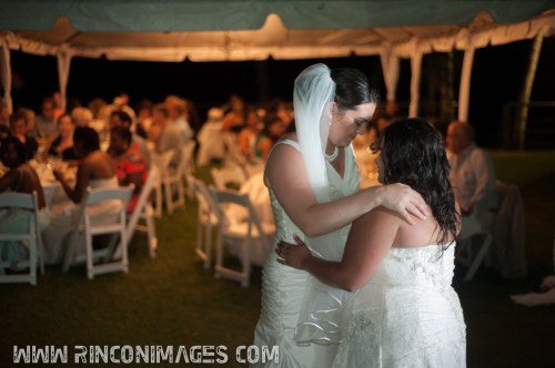Elizabeth and Adrianas first dance together as Wife and Wife. - LGBT, Same Sex Wedding Photographer Puerto Rico