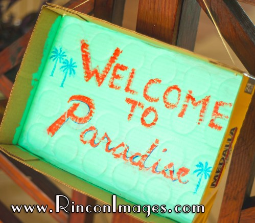 Creative wedding decoration hand painted on a Medalla Box - Rincon, Puerto Rico Wedding Photographer