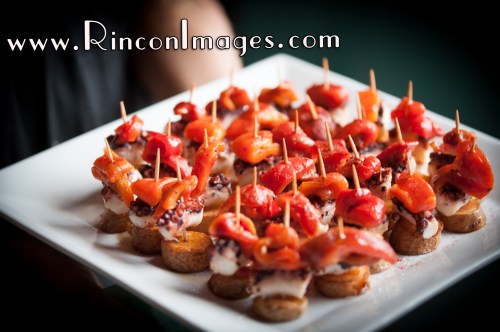 Mmmm a delicious and beautiful appetizer. Food photography is always something fun to play with as a wedding photographer when appetizers are being passed.