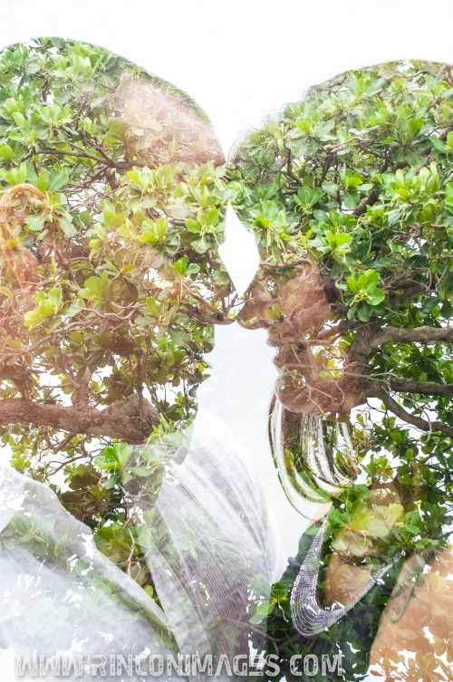 Unique Double exposure Couples Portrait - Creative Portrait and Wedding Photographer Puerto Rico