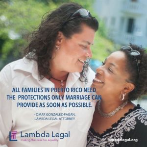 Yolanda Arroyo Pizarro & Zulma Oliveras Vega another couple represented by Lambda Legal that I photographed that same day. I just love the light in this one. 